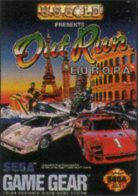 Out Run Europa PAL Sega Game Gear PAL box art